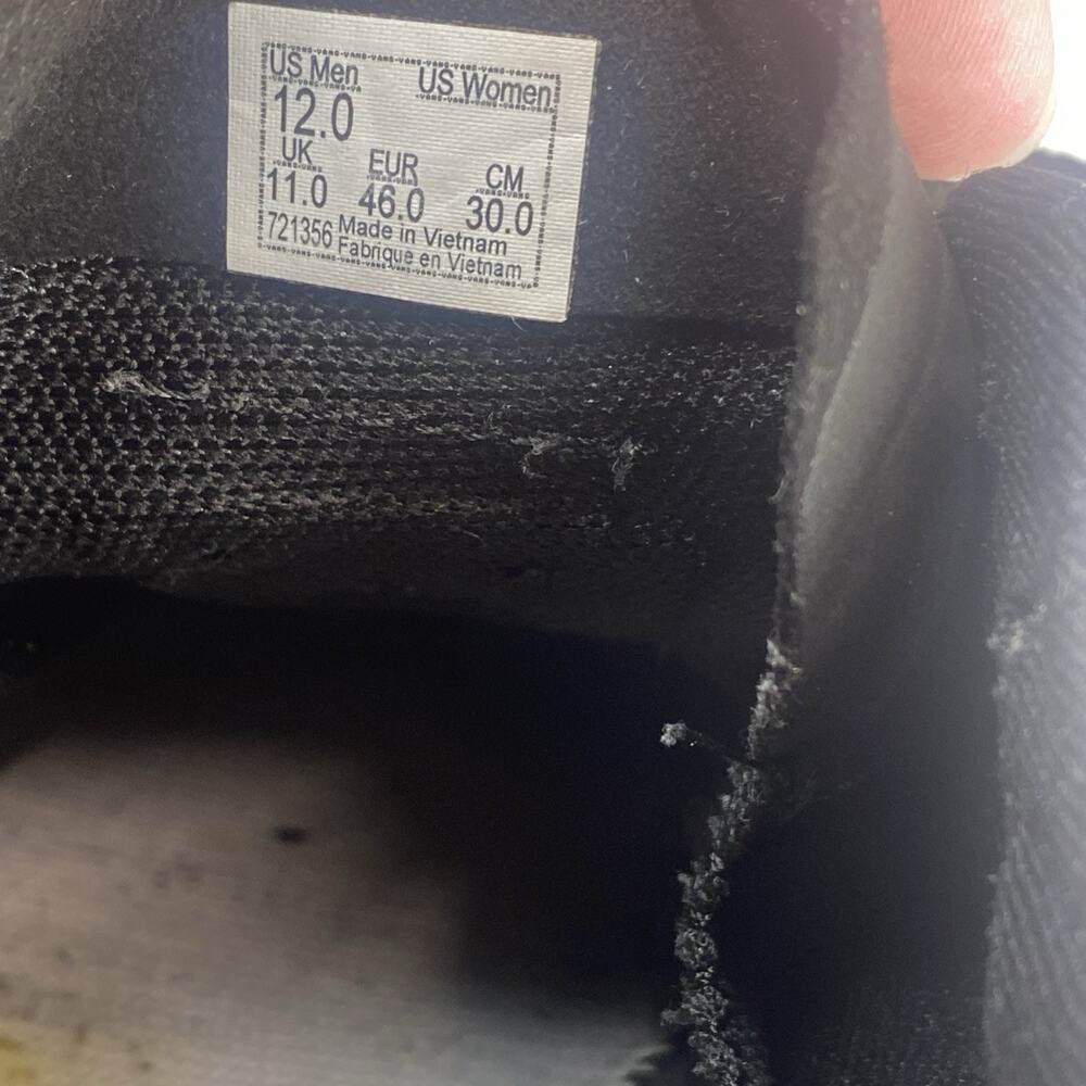 Vans Ultrarange Exo Mens Triple Black Low Top Size 11 MISMATCH Running Shoes - Picture 8 of 10